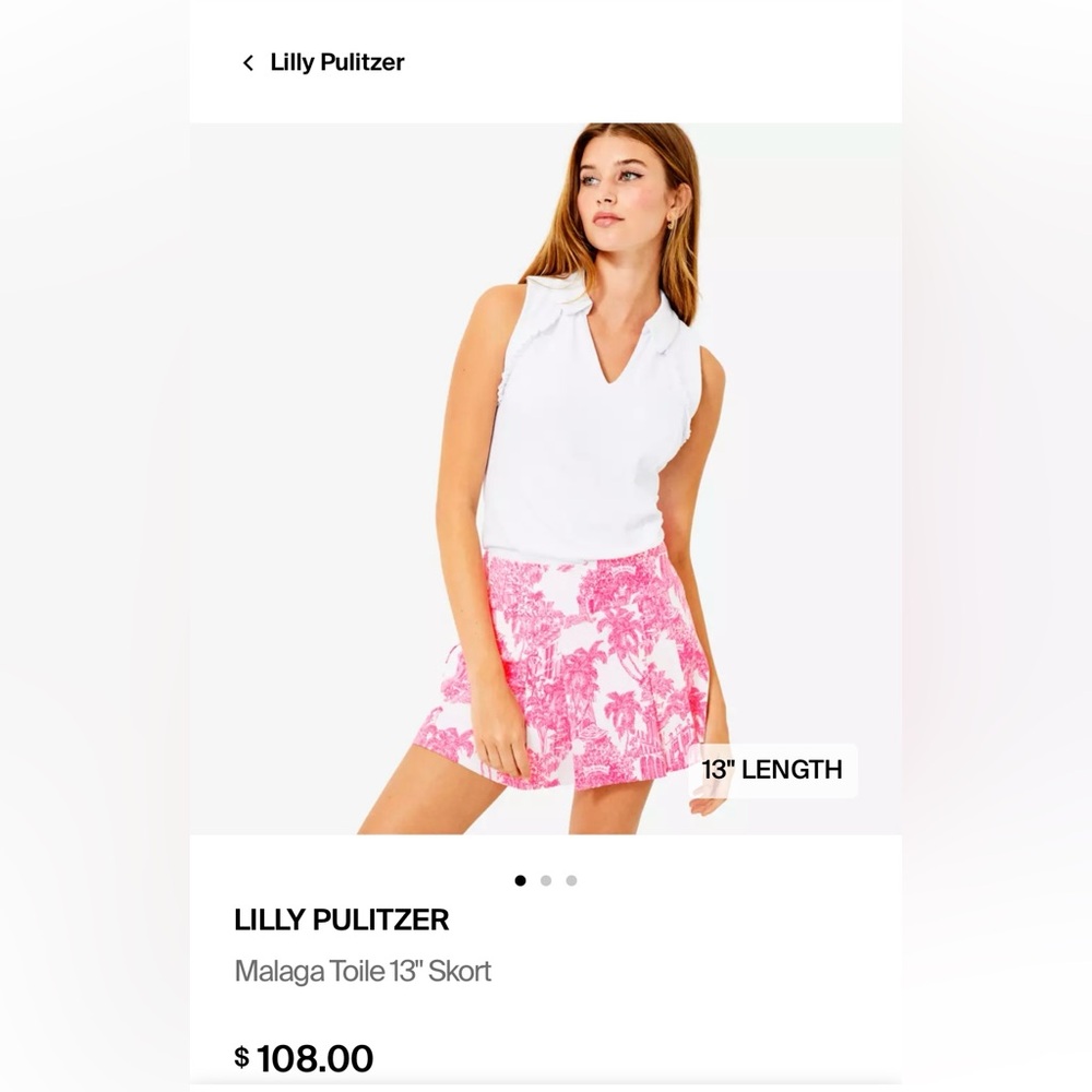 Lilly Pulitzer Malaga skirt of 50+